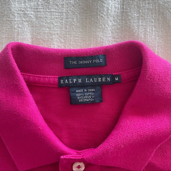 Ralph Lauren Pink Ombre
Cotton Pique Skinny Polo T - Picture 8 of 8